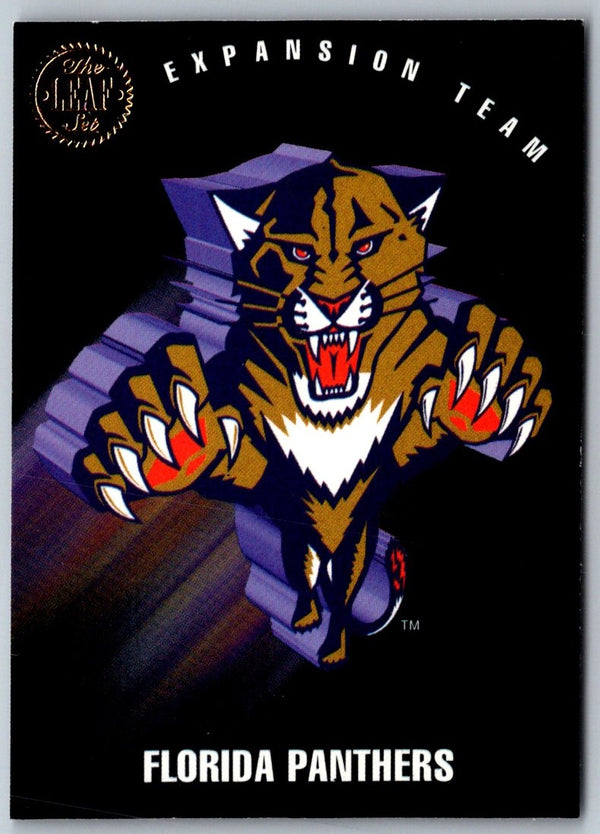 1993 Leaf Florida Panthers #150