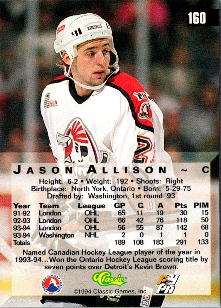 1994 Classic Jason Allison