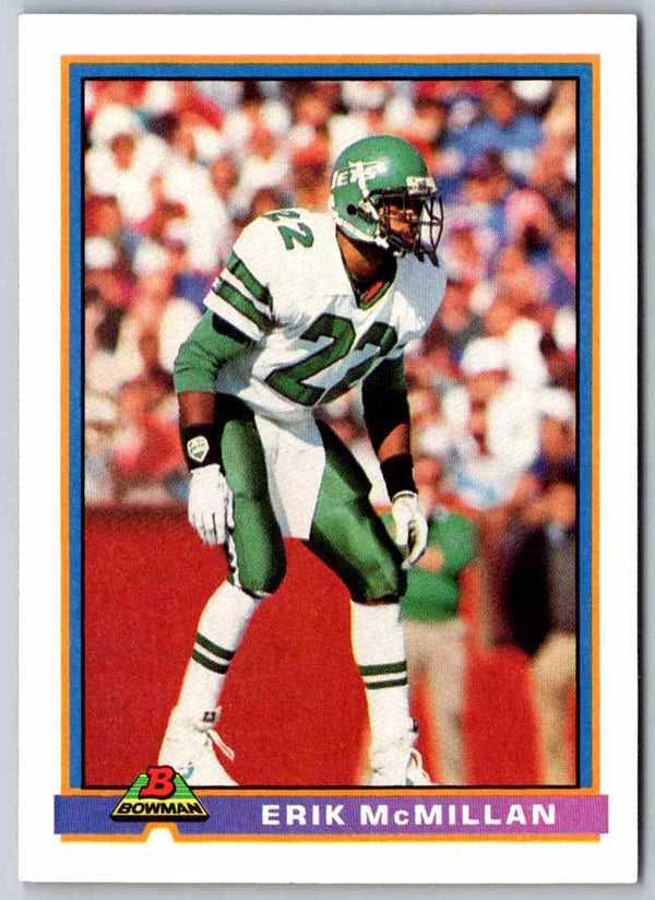 1991 Bowman Football Erik McMillan #383