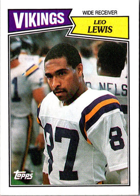 1987 Topps Leo Lewis #203 NM+