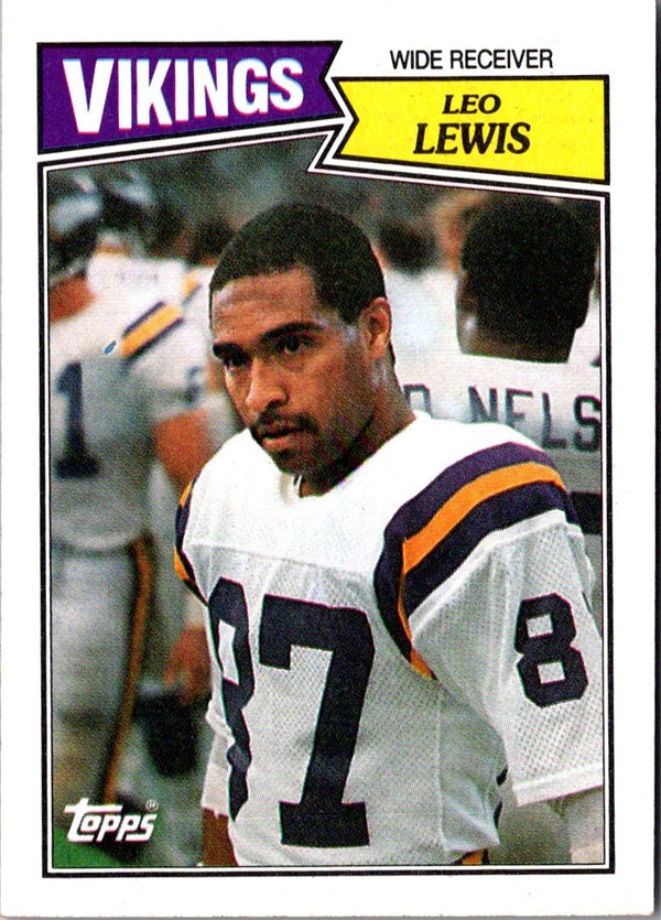 1987 Topps Leo Lewis #203 NM+