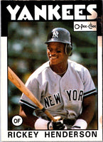 1986 O-Pee-Chee Rickey Henderson #243