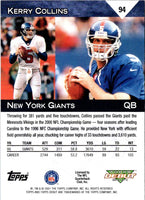 2001 Topps Debut Kerry Collins #94