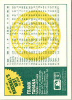 1988 Fleer Baseball's Best Sluggers vs Pitchers Frank Tanana #42