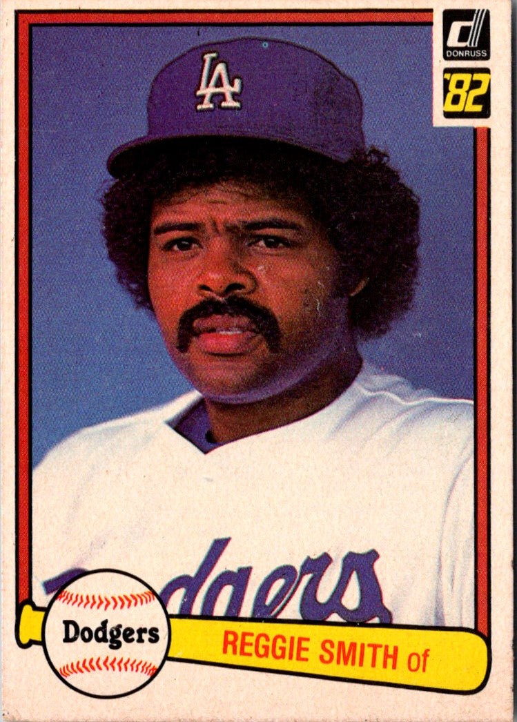 1982 Donruss Reggie Smith