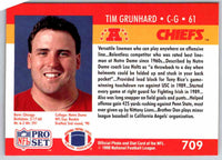 1990 Proset Tim Grunhard #709