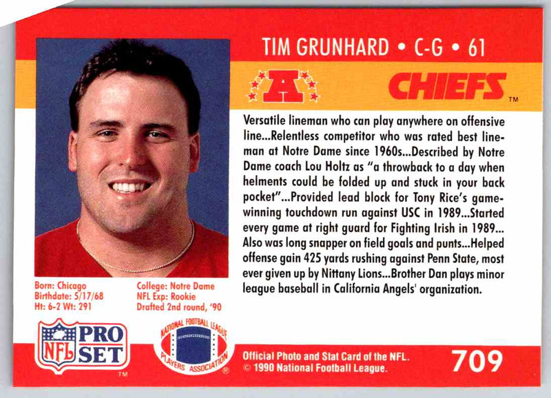 1990 Proset Tim Grunhard