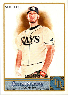 2011 Topps Allen & Ginter James Shields #222