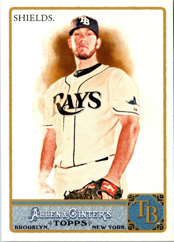 2011 Topps Allen & Ginter James Shields #222