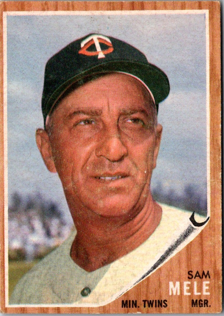 1962 Topps Sam Mele