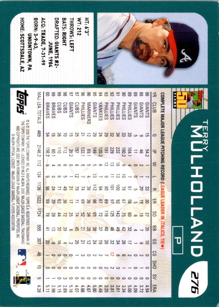 2001 Topps Terry Mulholland