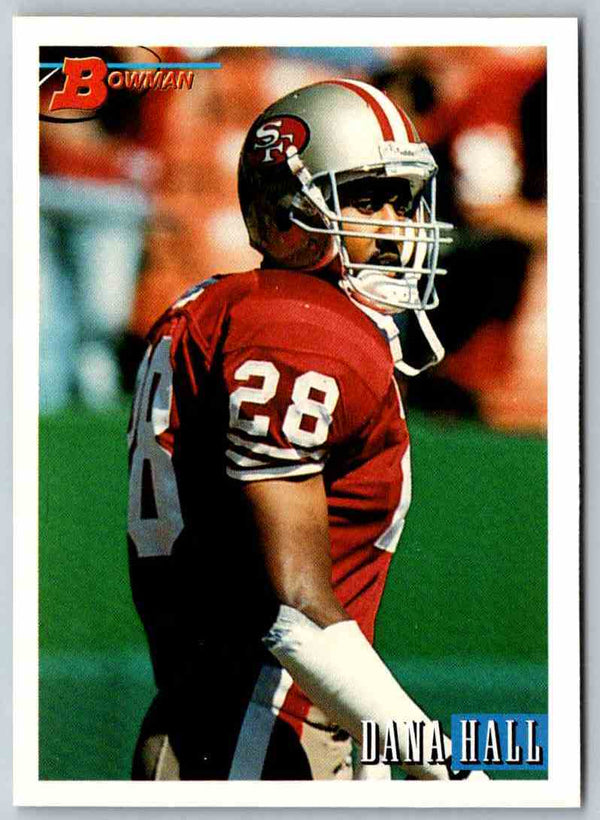 1993 Bowman Football Dana Hall #36