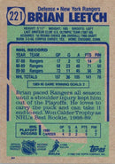 1990 Topps Brian Leetch