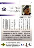 2002 Upper Deck Tony Eusebio #725