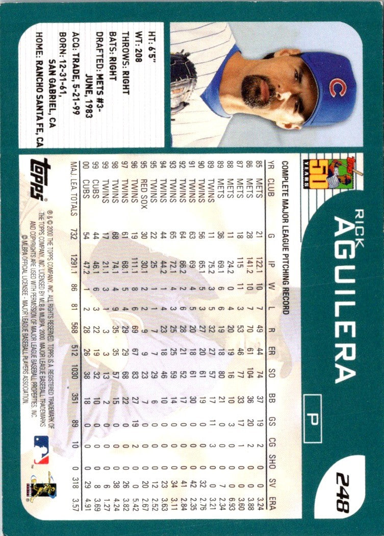 2001 Topps Rick Aguilera