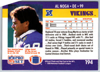 1990 Pro Set Al Noga #194