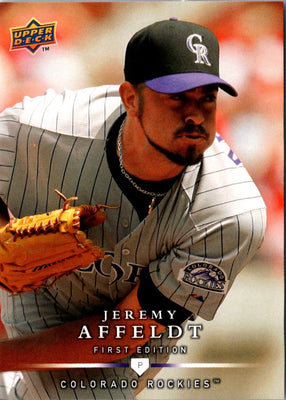 2008 Upper Deck First Edition Jeremy Affeldt #203