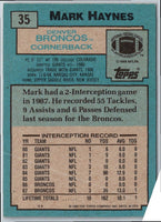 1988 Topps Mark Haynes #35
