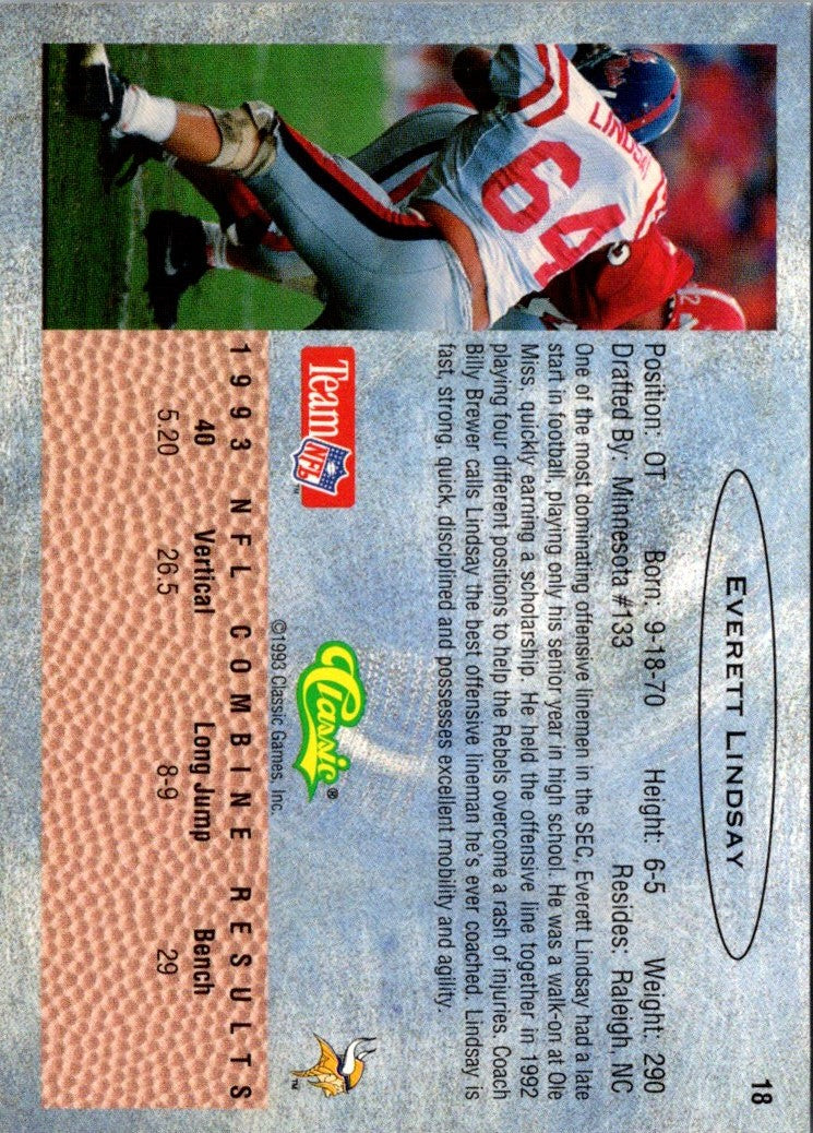 1993 Classic Everett Lindsay