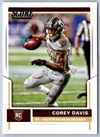 2017 Score Corey Davis #396 Rookie