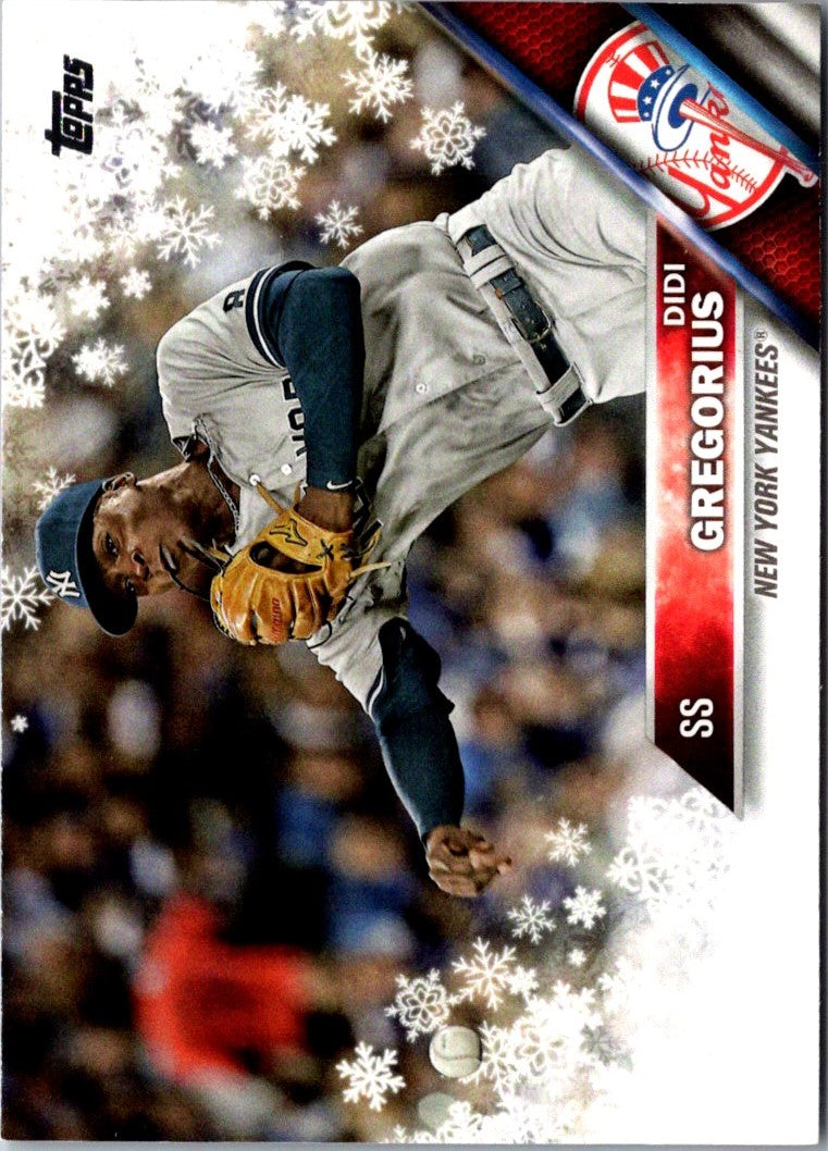 2016 Topps Holiday Baseball Didi Gregorius