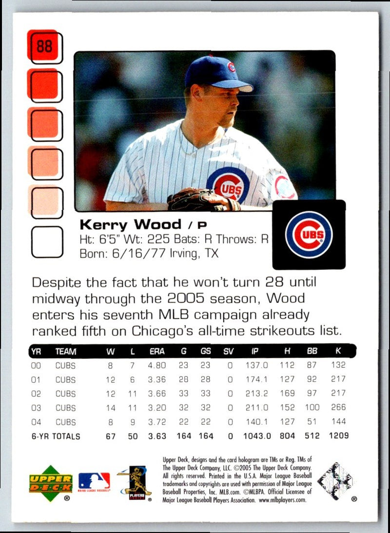 2005 Upper Deck Pros & Prospects Kerry Wood