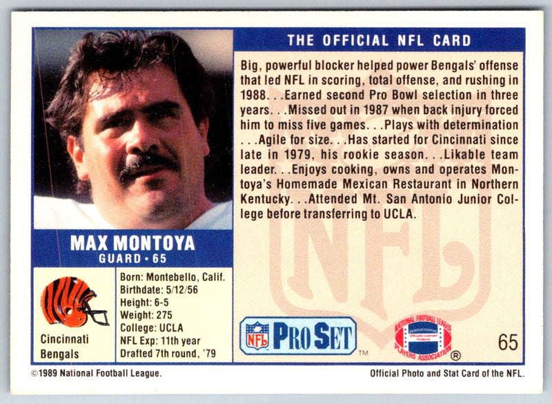 1989 Pro Set Max Montoya