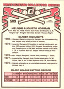 1981 Donruss Nelson Norman