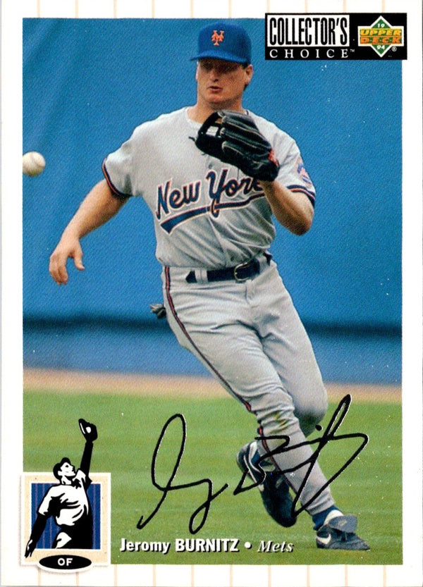 1994 Collector's Choice Jeromy Burnitz #69 Silver Signature