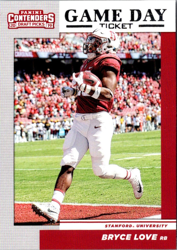 2019 Panini Contenders Draft Picks Collegiate Class Bryce Love #3