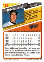 1993 Topps Gold Bob Milacki #192