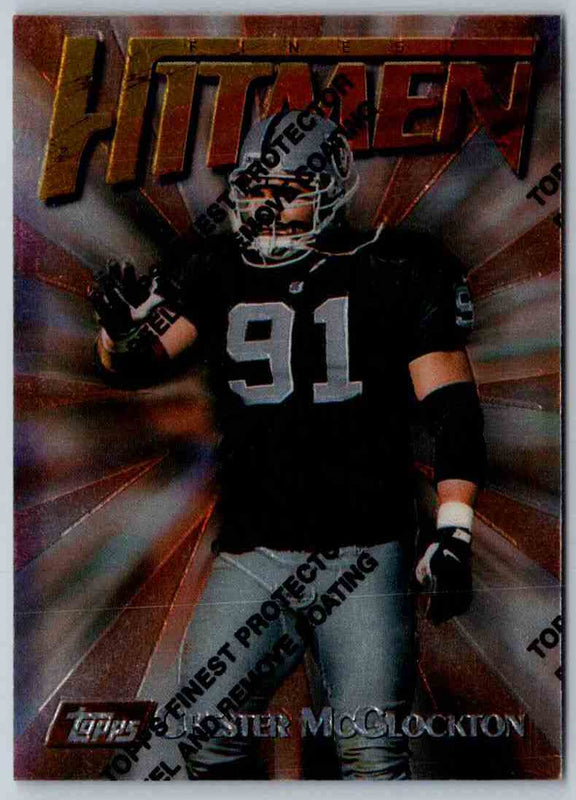 1997 Topps Finest Football Chester McGlockton #21