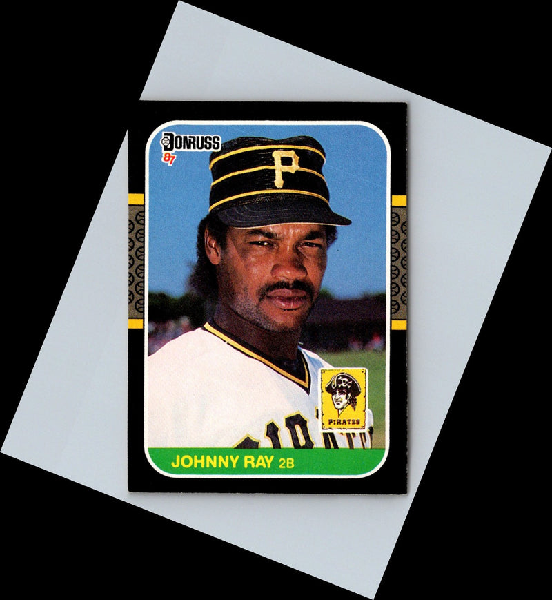 1985 Coca Cola Pittsburgh Pirates Johnny Ray