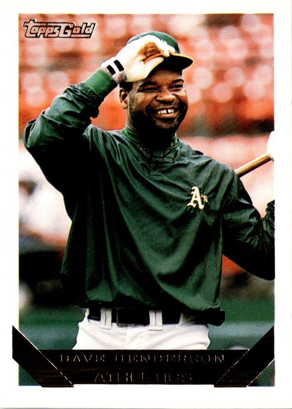 1993 Topps Gold Dave Henderson #473