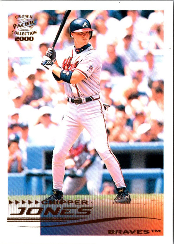 2000 Pacific Crown Collection Chipper Jones #22