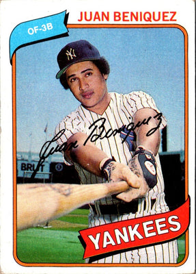 1980 Topps Juan Beniquez #114 NM-MT