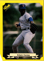 1987 Classic Update Yellow/Green Backs Edwin Correa #143