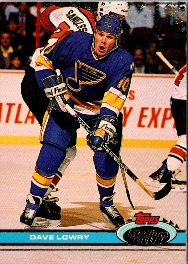 1991 Stadium Club Dave Lowry #303