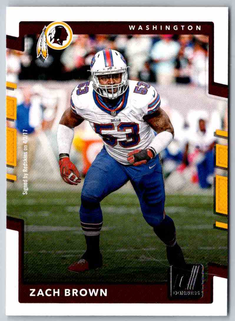 2016 Donruss Zach Brown