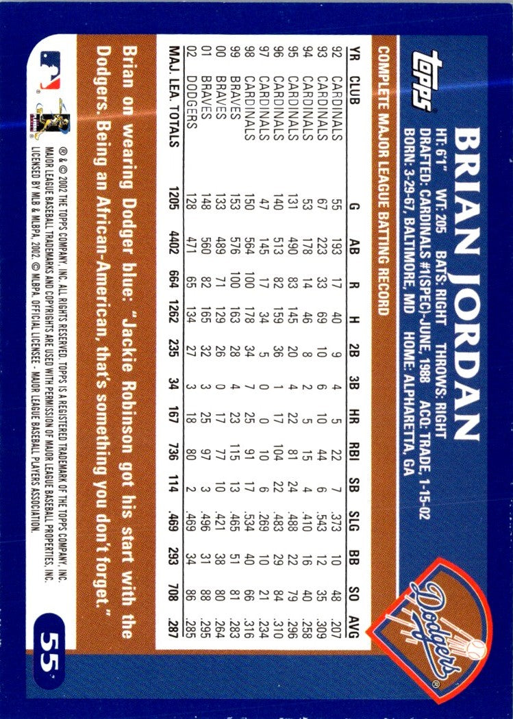 2003 Topps Brian Jordan