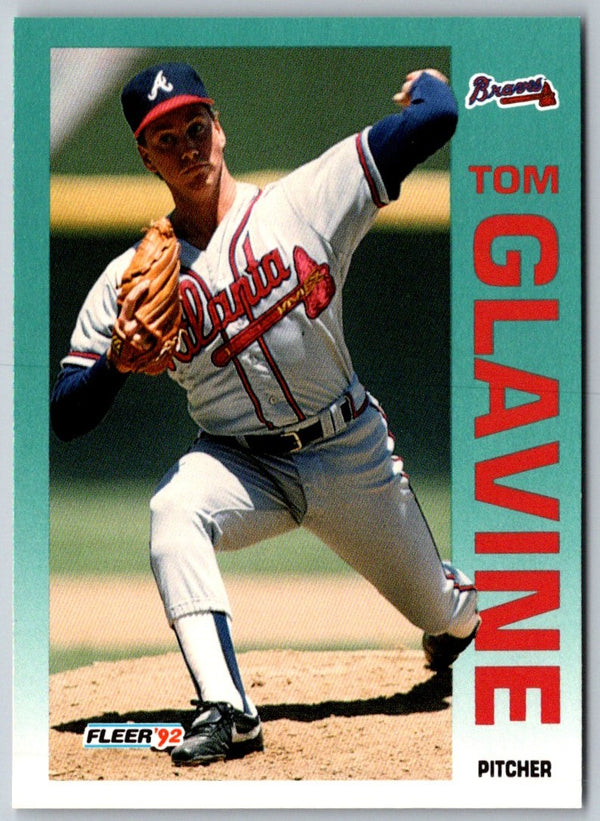 1992 Fleer Tom Glavine #358