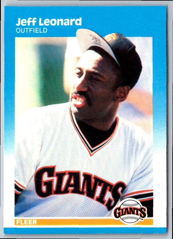 1987 Fleer Jeff Leonard #278