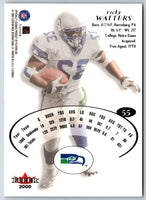2000 Fleer E-X Ricky Watters #55