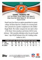 2012 Topps Daniel Thomas #59