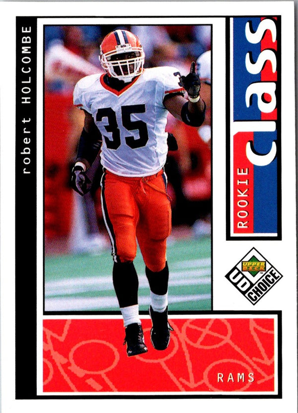 1998 UD Choice Robert Holcombe #216 Rookie