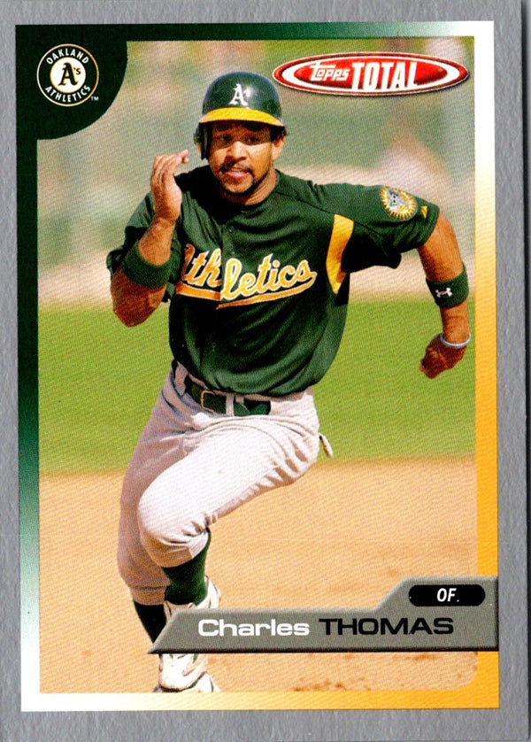 2005 Topps Total Charles Thomas #526