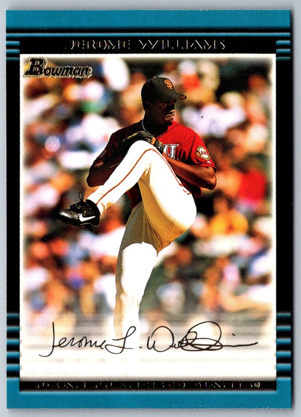 2002 Bowman Jerome Williams #423