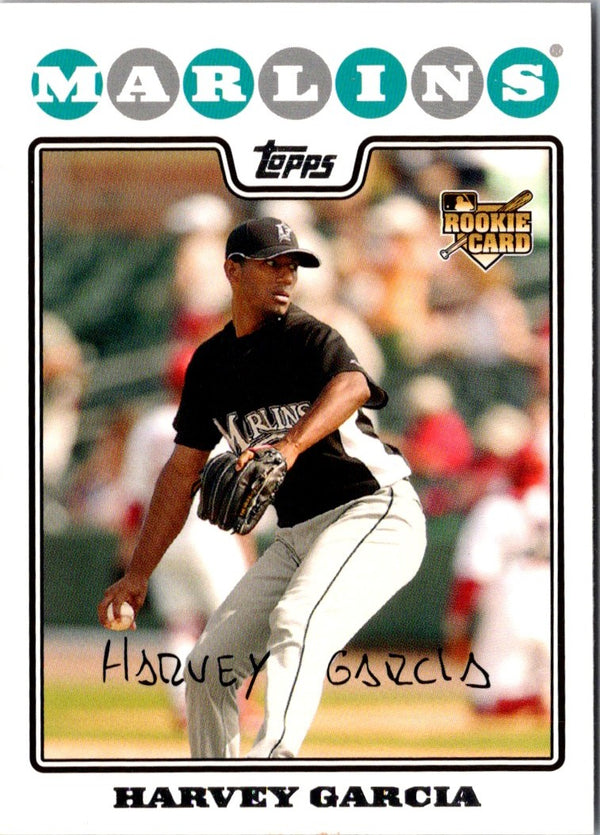 2008 Topps Harvey Garcia #492 Rookie