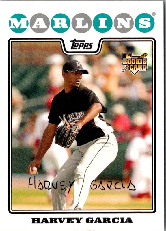 2008 Topps Harvey Garcia #492 Rookie