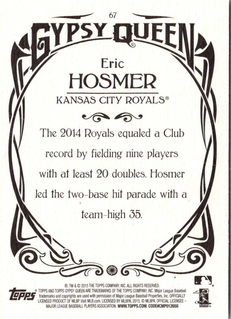 2015 Topps Gypsy Queen Eric Hosmer